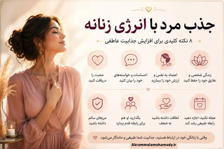 جذب مرد با انرژی زنانه